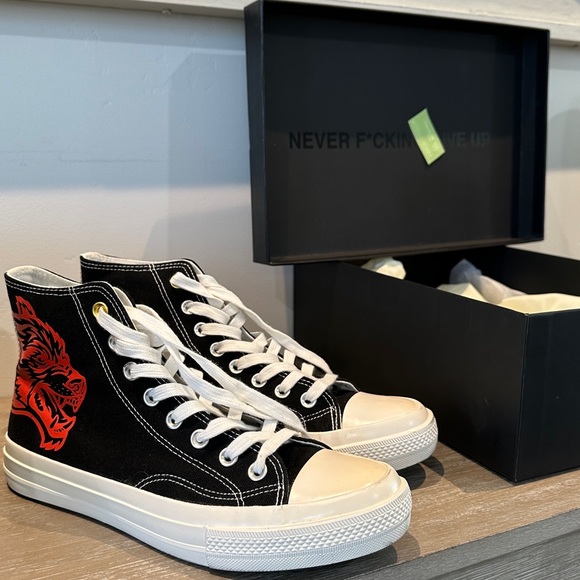 Darc Sport Other - Darc Sport High Top Sneakers Red/Black